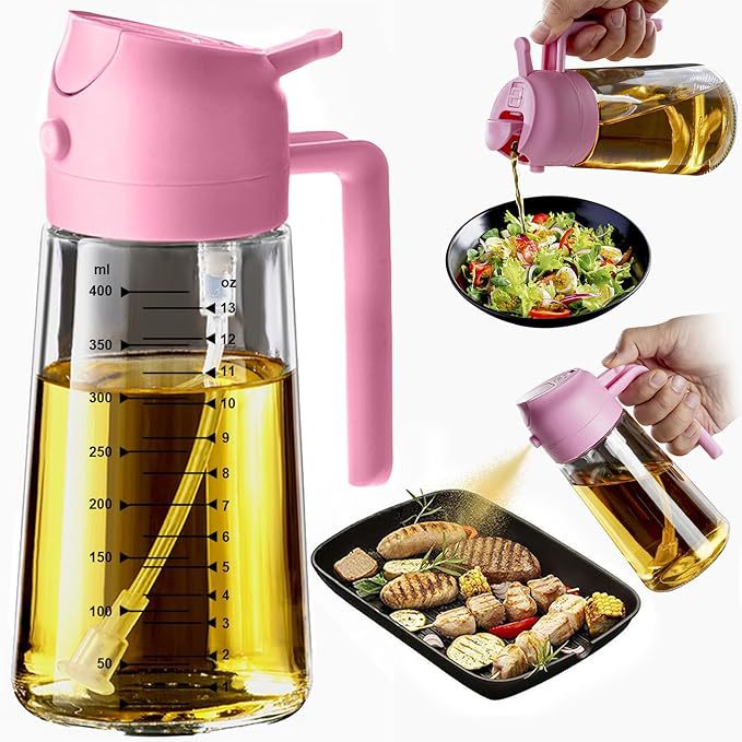2-in-1 Glass Oil Bottle Sprayer