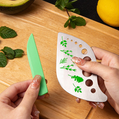 Stainless Steel HerbStripper & Leaf Cutter