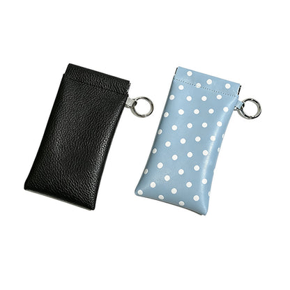 LAST DAY BUY 1 GET 1 FREE🎁-Soft PU Leather Sunglasses Pouch Elastic Opening Eyeglasses Bag