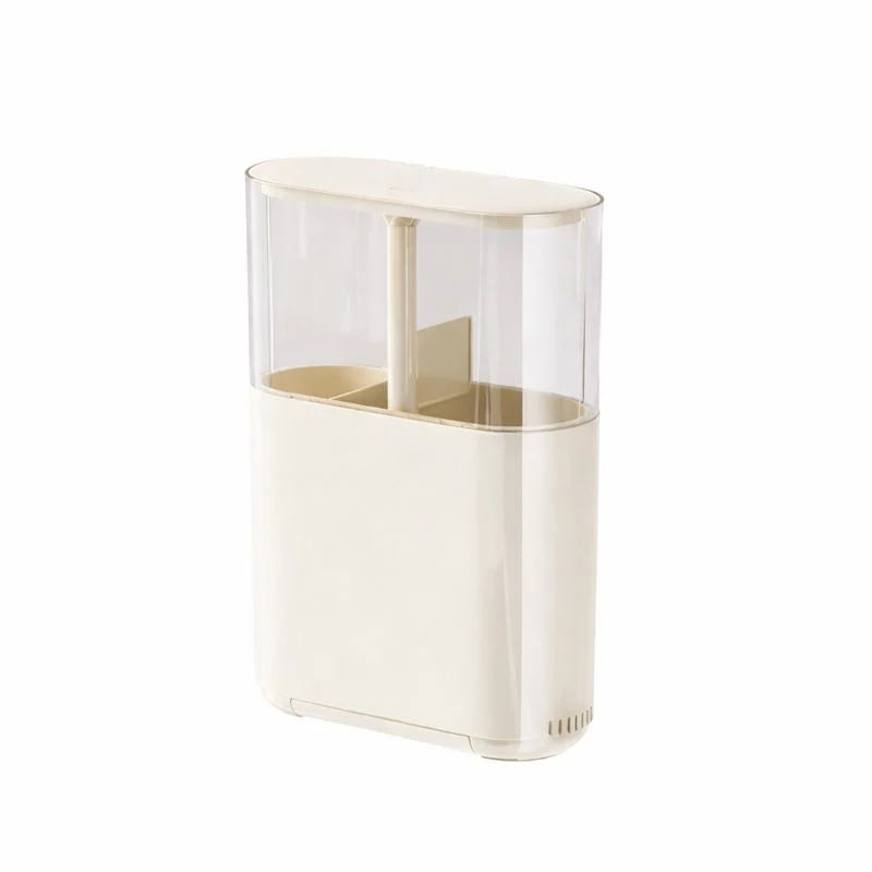 Wall-Mounted Lift-Up Utensil Organizer