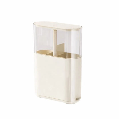 Wall-Mounted Lift-Up Utensil Organizer