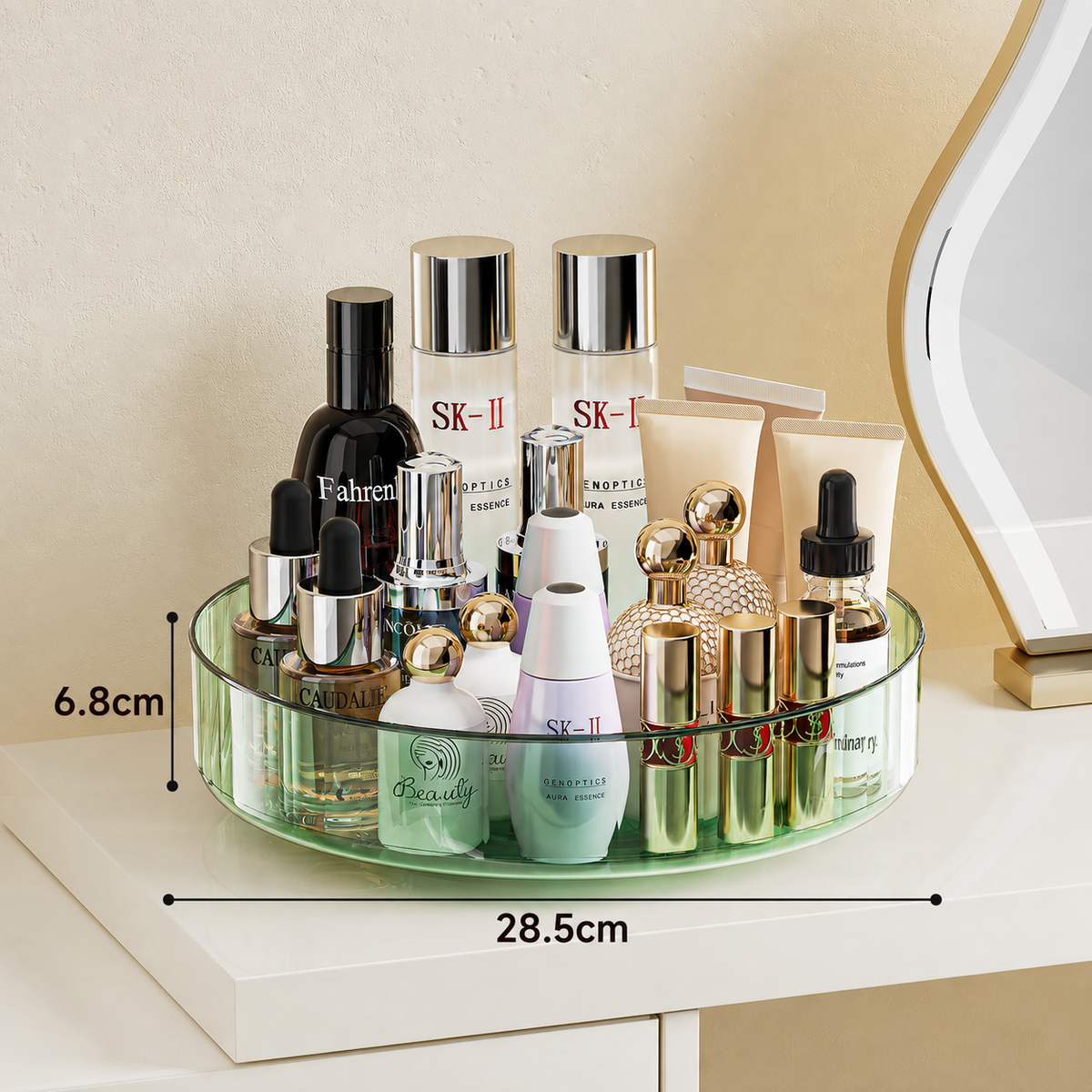 360° Rotating Vanity Organizer