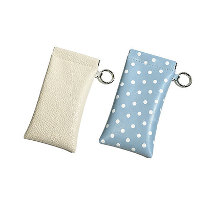 LAST DAY BUY 1 GET 1 FREE🎁-Soft PU Leather Sunglasses Pouch Elastic Opening Eyeglasses Bag