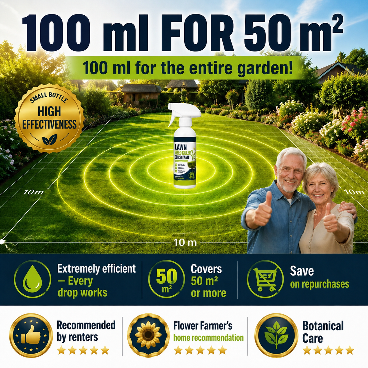 🏆Surprise Price: Only $21.98!!!⚡ [Easy and stress-free weeding in the garden] Herbicide for domestic use