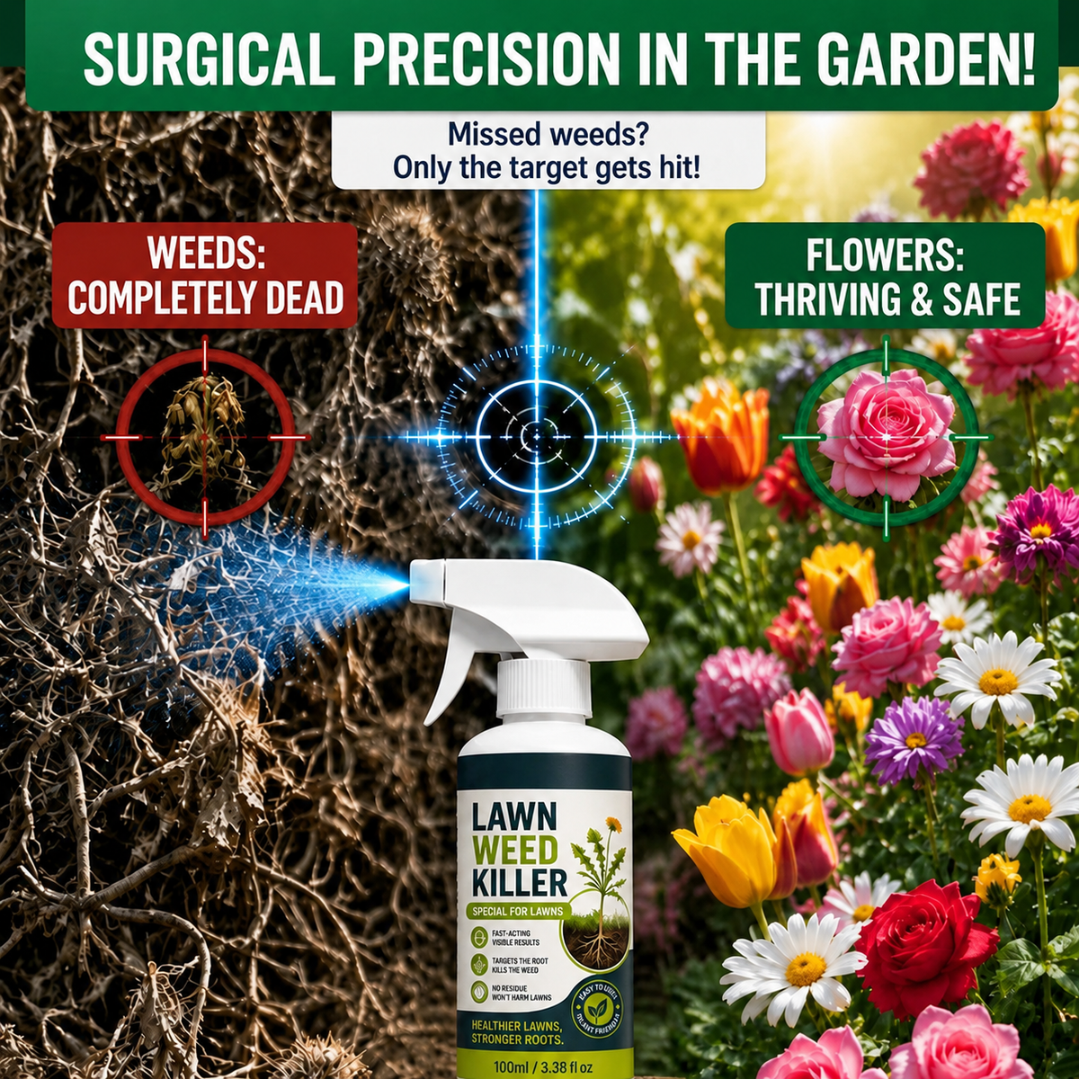 🏆Surprise Price: Only $21.98!!!⚡ [Easy and stress-free weeding in the garden] Herbicide for domestic use