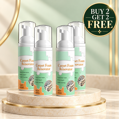 Waterless Carpet Foam Stain Remover with Towel