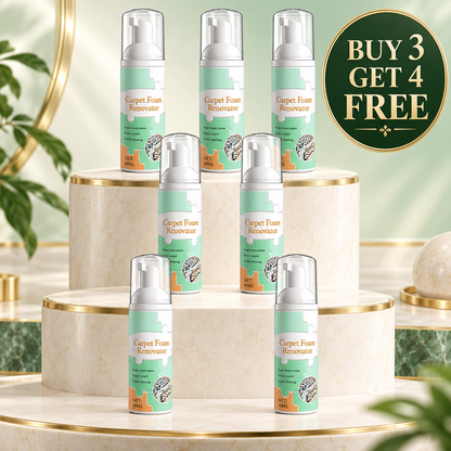 Waterless Carpet Foam Stain Remover with Towel