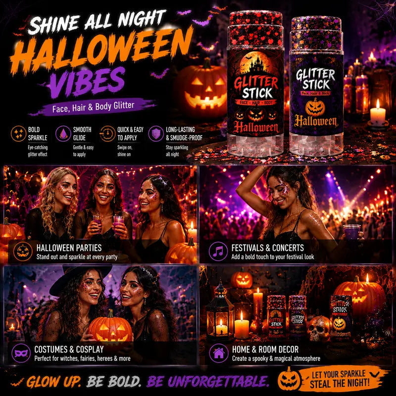 LAST DAY BUY 1 GET 1 FREE🎁 Halloween Glitter Stick for Face